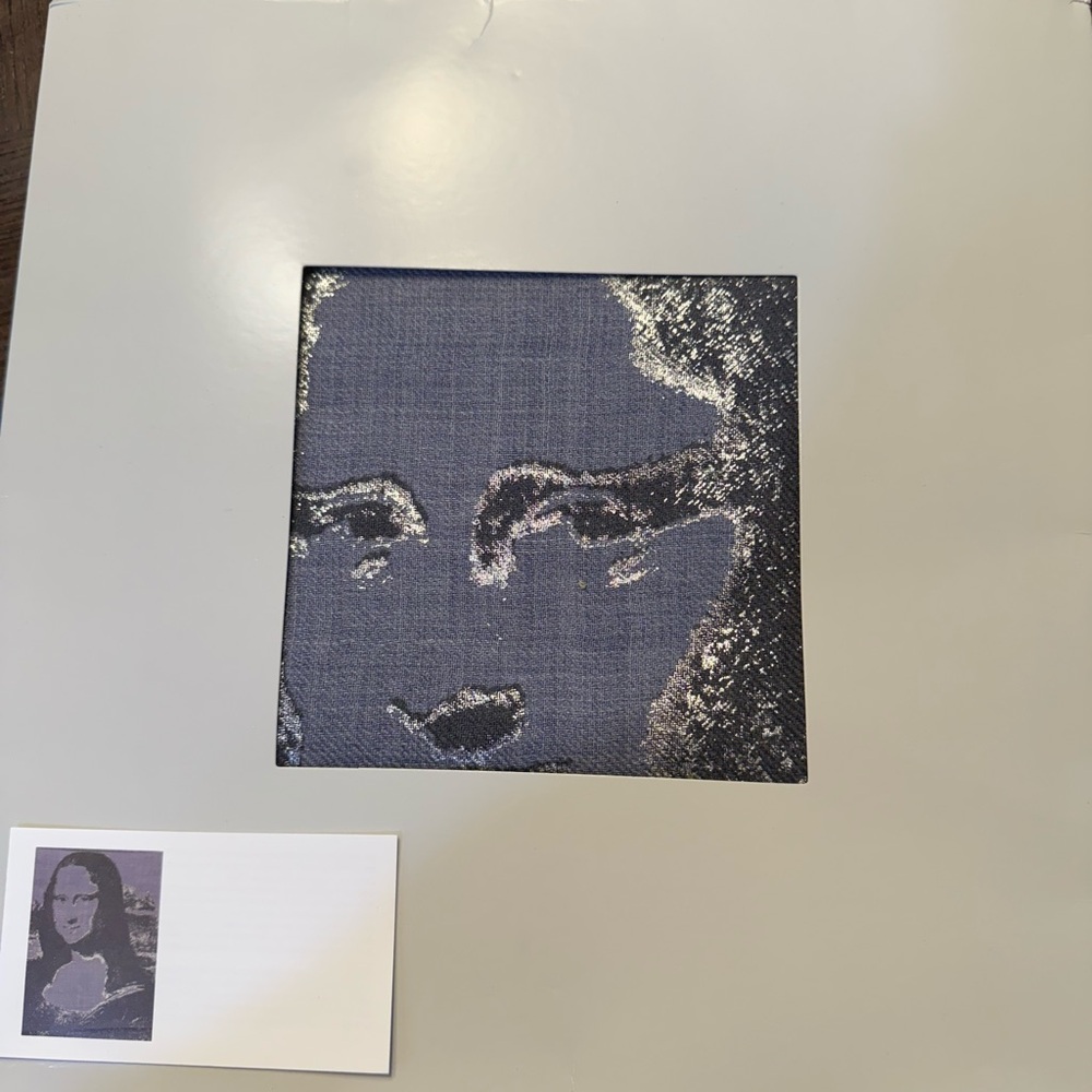 Beautiful Mona Lisa Embellished Scarf